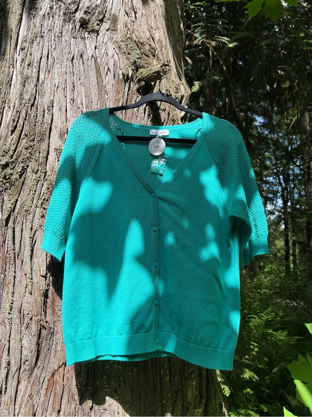 Northern Reflections Turquoise Knit Top - Picture 2 of 7